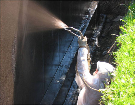 Гидроизоляция фундамента при строительстве дома